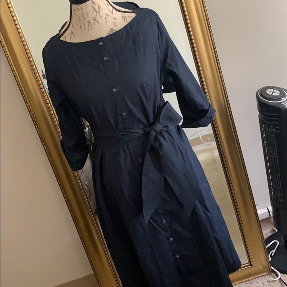 Blue dress